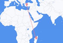 Flights from Antananarivo to Antalya