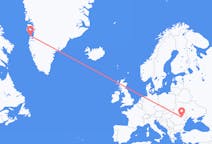 Flyrejser fra Aasiaat, Grønland til Bacău, Rumænien