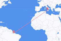 Flyrejser fra Belém, Brasilien til Palermo, Italien