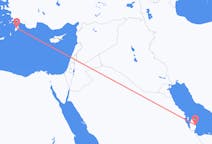 出发地 卡塔尔出发地 多哈目的地 希腊罗得岛的航班