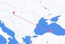 Flyreiser fra Sinop, Tyrkia, Tyrkia til Budapest, Ungarn