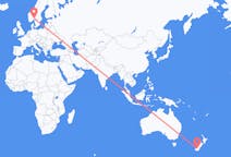 Flyrejser fra Queenstown, New Zealand til Oslo, Norge