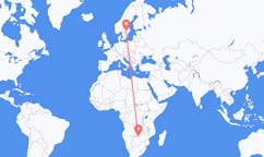 Flights from Victoria Falls, Zimbabwe to Örebro, Sweden