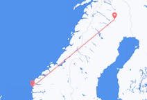 Flights from Gällivare, Sweden to Florø, Norway