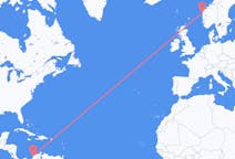 Flyreiser fra Cartagena, Colombia til Florø, Norge