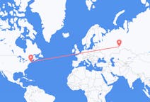 Flights from Boston, the United States to Yekaterinburg, Russia
