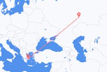 Vluchten van Samara, Rusland naar Athene, Griekenland