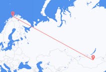 Vols depuis la ville d'Oulan-Bator vers la ville de Hasvik