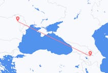 Flyreiser fra Gandsja, til Iași
