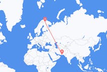 Flyrejser fra Turbat, Pakistan til Ivalo, Finland