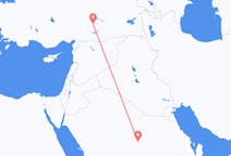 Lennot Al-Qassimin alueelta, Saudi-Arabia Malatyaan, Turkki