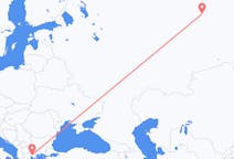 Fly fra Sovetsky til Thessaloniki