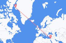 Flyg från Tel Aviv, Israel till Qaanaaq, Grönland