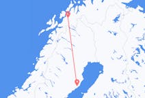 Vluchten van Andselv naar Umeå