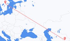 出发地 乌兹别克斯坦布哈拉目的地 瑞典厄勒布鲁的航班