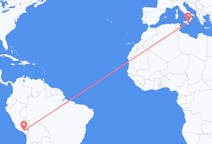 Flyrejser fra Arequipa, Peru til Catania, Italien