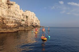 SUP ride to the Polignano a Mare caves