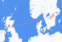 Vols depuis la ville de Glasgow vers la ville de Linköping