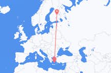Flights from Kuopio to Santorini