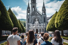 Lourdes, Visita guidata a piedi nel Santuario