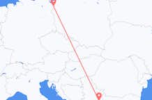 Vols de Szczecin, Pologne vers la ville de Niš, Serbie