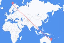 Flyg från Gold Coast, Australien till Tromsö, Norge