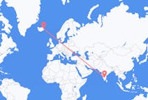 Flights from Bengaluru, India to Egilsstaðir, Iceland