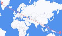 Flyreiser fra Luganville, Vanuatu til Ilulissat, Grønland