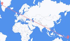 Flyrejser fra Luganville, Vanuatu til Ilulissat, Grønland
