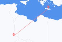 Flyrejser fra Djanet, Algeriet til Iraklio, Grækenland
