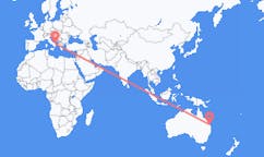 Flights from Bundaberg Region, Australia to Bari, Italy