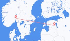 Fly fra Tartu til Oslo