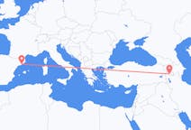 Flyreiser fra Nakhchivan, til Barcelona