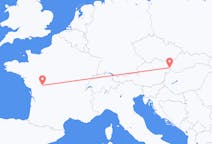Flyg från Bratislava, Slovakien till Poitiers, Frankrike