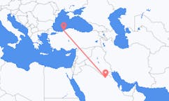 Flights from Qaisumah, Saudi Arabia to Zonguldak, Turkey