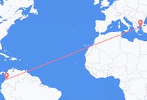 Flyrejser fra Santiago de Cali, Colombia til Lemnos, Grækenland