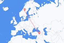 Flights from Diyarbakır, Turkey to Östersund, Sweden