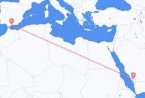 Flyrejser fra Abha, Saudi-Arabien til Málaga, Spanien