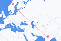 Flights from Nagpur, India to Östersund, Sweden