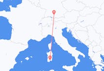 Flug frá Memmingen, Þýskalandi til Cagliari, Ítalíu