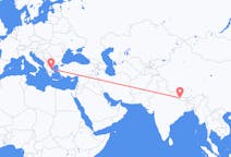 Flyrejser fra Katmandu, Nepal til Volos, Grækenland