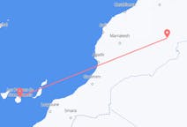 Flights from Errachidia, Morocco to Las Palmas, Spain
