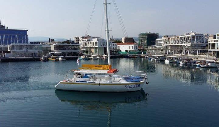 Full-Day Family Catamaran Cruise from Limassol with Lunch
