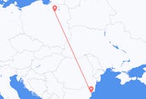Flyreiser fra Varna, Bulgaria til Szymany, Szczytno fylke, Polen