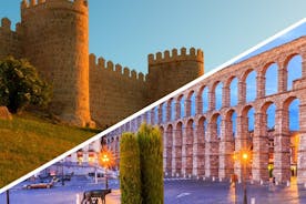 Ávila mit Mauern und Segovia - Tagesausflug ab Madrid mit optionalem Mittagessen