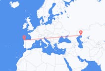 Flyg från Atyraw, Kazakstan till La Coruña, Spanien