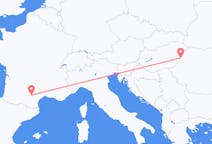 Fly fra Castres til Oradea