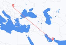 Flyrejser fra Dubai, De Forenede Arabiske Emirater til Debrecen, Ungarn