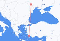 出发地 摩尔多瓦出发地 基希讷乌目的地 希腊罗得岛的航班