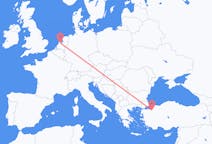 Flights from Amsterdam, the Netherlands to Bursa, Turkey